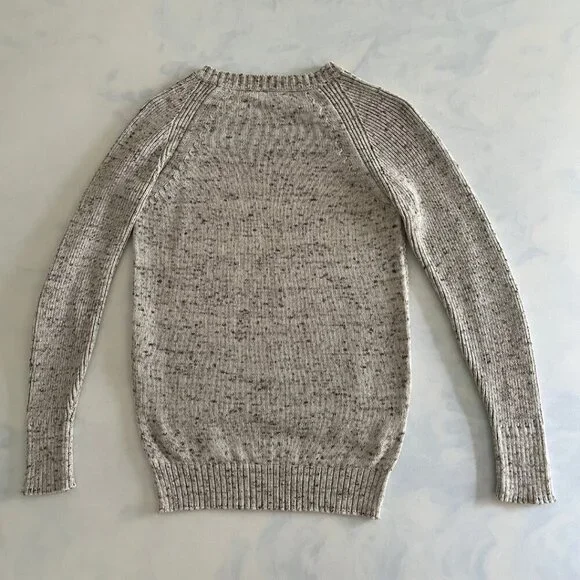 Rebecca Minkoff Heather Grey Knit Crewneck Sweater - Picture 2 of 7